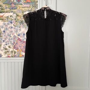Zara Swing Dress with Lace Detail